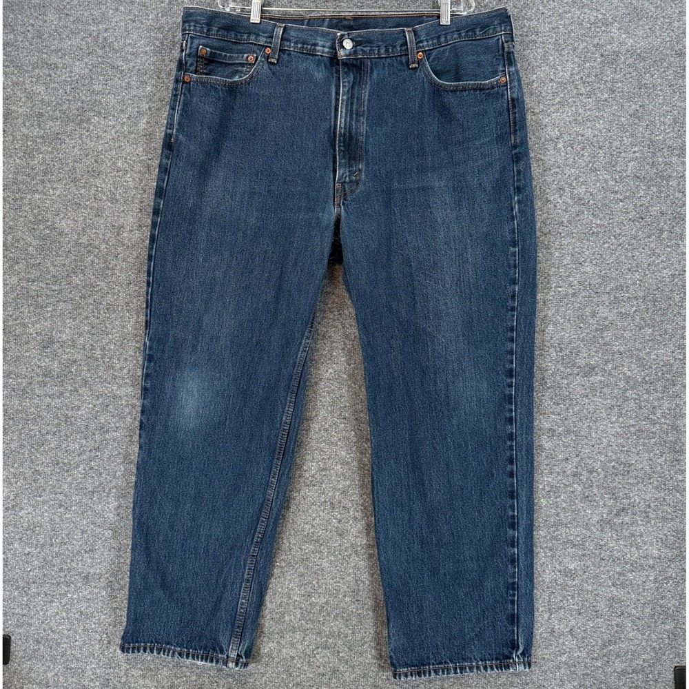 Levis 550 Relaxed Fit Jeans Mens 42x27 Blue Tapered Leg Denim Pants Classic